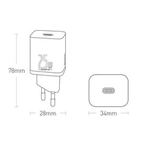 Заредете изображение във визуализатора на галерията – BASEUS зарядно Type C PD QC3.0 3A 25W CCSP020101/CCCJG25CE черно

