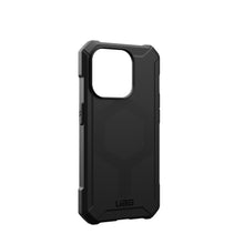 Заредете изображение във визуализатора на галерията – Оригинален гръб ( UAG ) Urban Armor Gear Essential compatible with Magsafe for IPHONE 15 PRO черен

