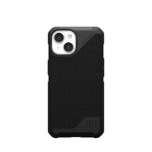 Заредете изображение във визуализатора на галерията – (UAG) Urban Armor Gear Metropolis LT калъф съвместим с MagSafe за IPHONE 15 кевлар черен
