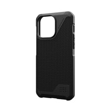 Заредете изображение във визуализатора на галерията – (UAG) Urban Armor Gear Metropolis LT калъф съвместим с MagSafe за IPHONE 15 PRO MAX кевлар черен
