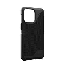 Заредете изображение във визуализатора на галерията – (UAG) Urban Armor Gear Metropolis LT калъф съвместим с MagSafe за IPHONE 15 PRO MAX кевлар черен
