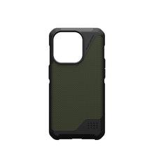 Заредете изображение във визуализатора на галерията – (UAG) Urban Armor Gear Metropolis LT калъф съвместим с MagSafe за IPHONE 15 PRO маслинен
