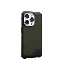 Заредете изображение във визуализатора на галерията – (UAG) Urban Armor Gear Metropolis LT калъф съвместим с MagSafe за IPHONE 15 PRO маслинен
