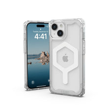 Заредете изображение във визуализатора на галерията – (UAG) Urban Armor Gear Plyo съвместим с Magsafe за IPHONE 15 ледено бяло
