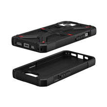 Заредете изображение във визуализатора на галерията – Гръб UAG Urban Armor Gear MONARCH за IPHONE 15 kevlar черен
