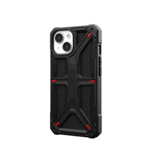 Заредете изображение във визуализатора на галерията – Гръб UAG Urban Armor Gear MONARCH за IPHONE 15 kevlar черен
