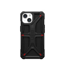 Заредете изображение във визуализатора на галерията – Гръб UAG Urban Armor Gear MONARCH за IPHONE 15 kevlar черен
