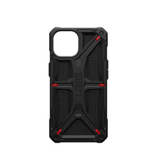 Заредете изображение във визуализатора на галерията – Гръб UAG Urban Armor Gear MONARCH за IPHONE 15 kevlar черен

