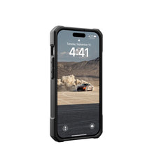 Заредете изображение във визуализатора на галерията – Гръб UAG Urban Armor Gear MONARCH за IPHONE 15 Pro kevlar element зелен
