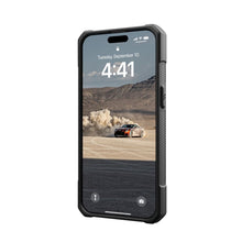 Заредете изображение във визуализатора на галерията – Гръб UAG Urban Armor Gear MONARCH за IPHONE 15 Pro Max kevlar element зелен
