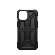 Заредете изображение във визуализатора на галерията – Гръб UAG Urban Armor Gear MONARCH за IPHONE 15 carbon fiber

