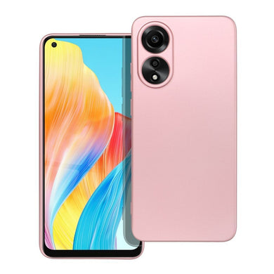 Гръб METALLIC за OPPO A78 4G розов