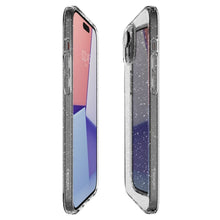 Заредете изображение във визуализатора на галерията – Оригинален гръб SPIGEN LIQUID CRYSTAL for IPHONE 15 Plus glitter crystal

