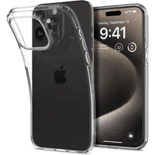 Заредете изображение във визуализатора на галерията – Оригинален гръб SPIGEN LIQUID CRYSTAL for IPHONE 15 Pro Max прозрачен
