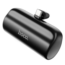 Заредете изображение във визуализатора на галерията – Power Bank HOCO - 5 000 mAh with build connector for Type C J106 black
