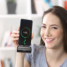 Заредете изображение във визуализатора на галерията – Power Bank HOCO - 5 000 mAh with build connector for Type C J106 black

