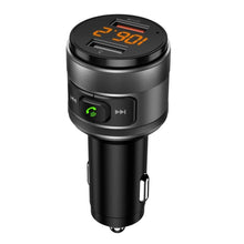 Заредете изображение във визуализатора на галерията – ART предавател FM bluetooth 5.0 + 2 x USB A QC3.0 FM-57 черен

