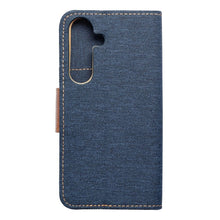 Заредете изображение във визуализатора на галерията – Калъф тип книга CANVAS за SAMSUNG S24 тъмно син син
