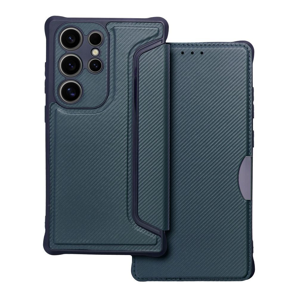 Калъф тип книга RAZOR за SAMSUNG S24 Ultra син