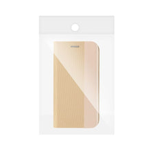 Заредете изображение във визуализатора на галерията – Калъф тип книга SENSITIVE за SAMSUNG S24 златист
