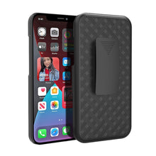 Заредете изображение във визуализатора на галерията – Гръб HOLSTER за IPHONE 15 черен
