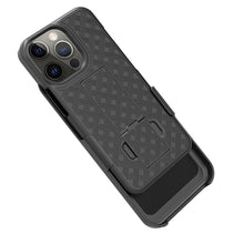 Заредете изображение във визуализатора на галерията – Гръб HOLSTER за IPHONE 15 Pro черен
