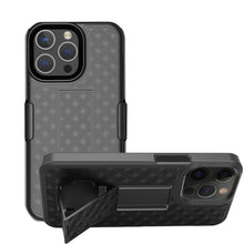 Заредете изображение във визуализатора на галерията – Гръб HOLSTER за IPHONE 15 Pro черен
