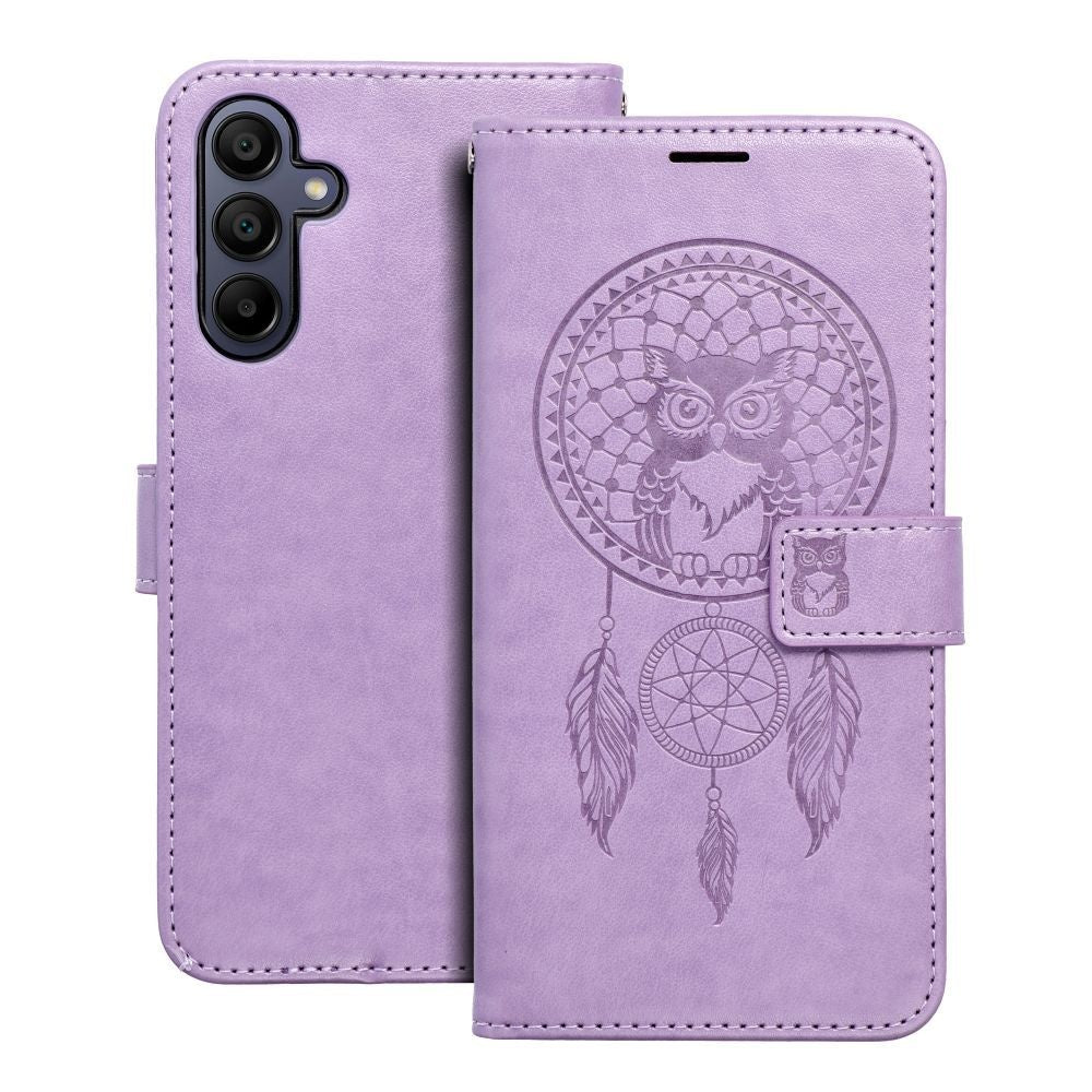 Калъф тип книга MEZZO за SAMSUNG A15 4G / A15 5G dreamcatcher лилав