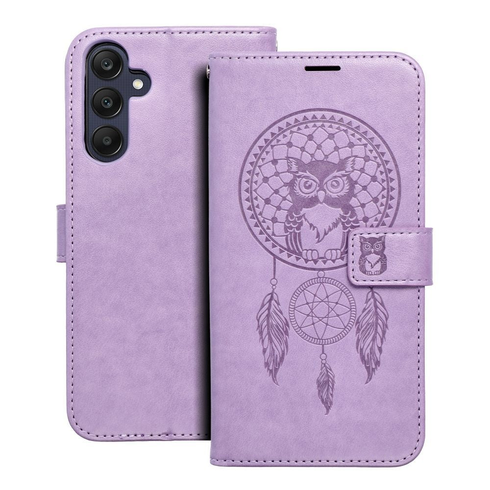 Калъф тип книга MEZZO за SAMSUNG A25 5G dreamcatcher лилав