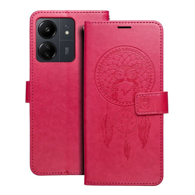 Калъф тип книга MEZZO за XIAOMI Redmi 13C / POCO C65 mandala магента