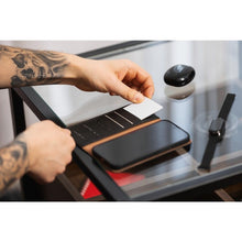 Заредете изображение във визуализатора на галерията – Калъф тип книга FORCELL RFID /защита против кражба на карти/ за IPHONE 14 Pro Max черен

