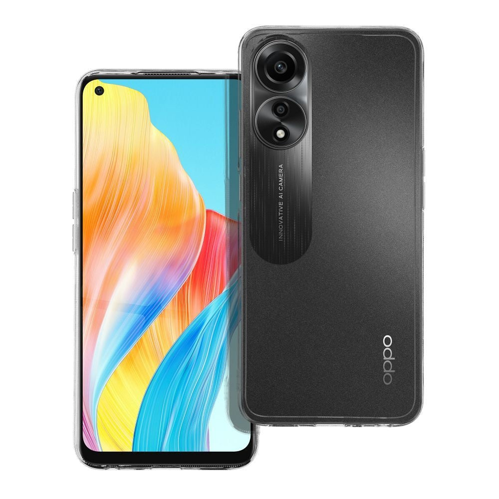 Гръб CLEAR 2 mm за OPPO A78 5G (със защита за камерите) прозрачен