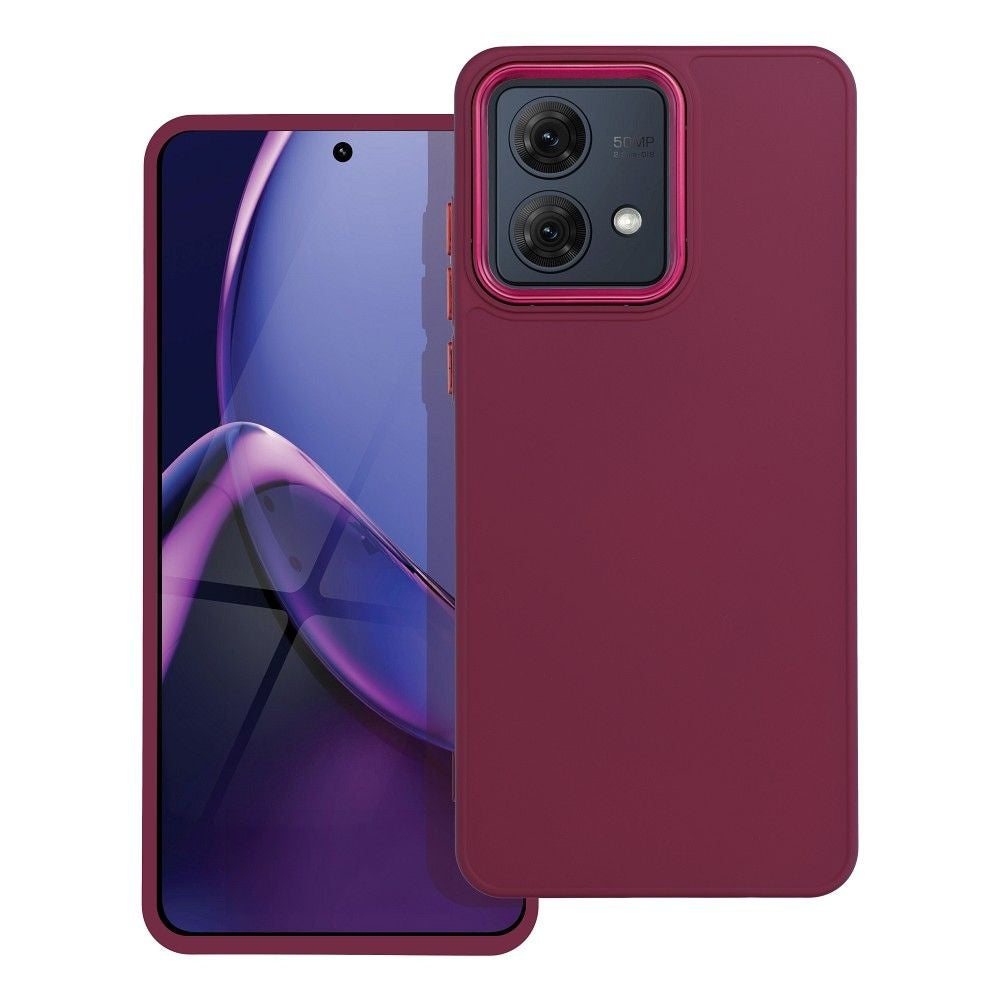 Гръб FRAME за MOTOROLA G84 лилав