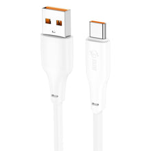 Заредете изображение във визуализатора на галерията – Кабел Hoco USB to Type C Force Power Delivery 100W X93 1m бял
