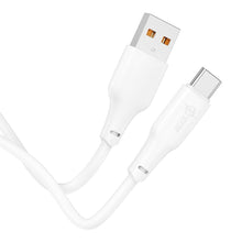 Заредете изображение във визуализатора на галерията – Кабел Hoco USB to Type C Force Power Delivery 100W X93 1m бял
