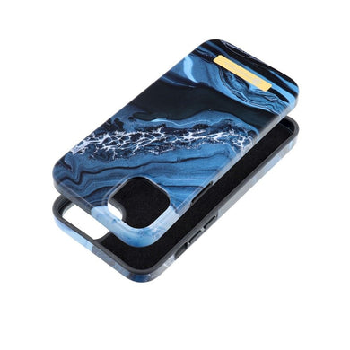 Гръб FORCELL F-PROTECT Mirage съвместим с MagSafe за IPHONE 14 Plus ocean marble