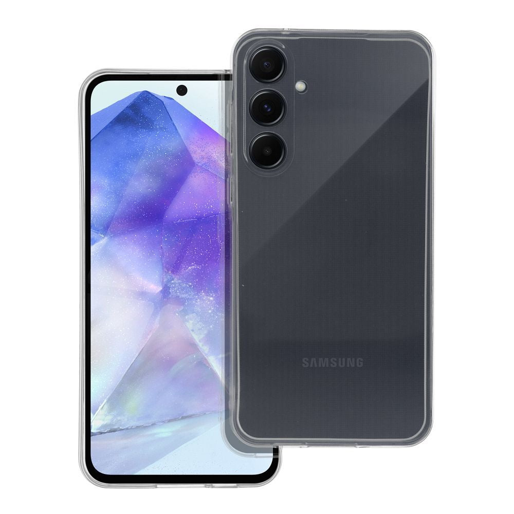 Гръб CLEAR 2 mm за SAMSUNG A55 5G (със защита за камерите) прозрачен