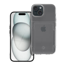 Заредете изображение във визуализатора на галерията – Гръб FORCELL F-PROTECT Crystal Pocket за IPHONE 15 прозрачен
