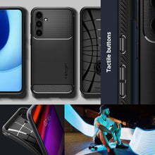 Заредете изображение във визуализатора на галерията – SPIGEN RUGGED ARMOR калъф за SAMSUNG S23 FE matte черен
