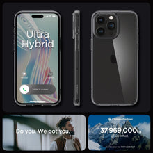Заредете изображение във визуализатора на галерията – SPIGEN ULTRA HYBRID калъф за IPHONE 15 Pro space crystal
