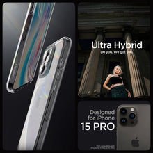 Заредете изображение във визуализатора на галерията – SPIGEN ULTRA HYBRID калъф за IPHONE 15 Pro space crystal
