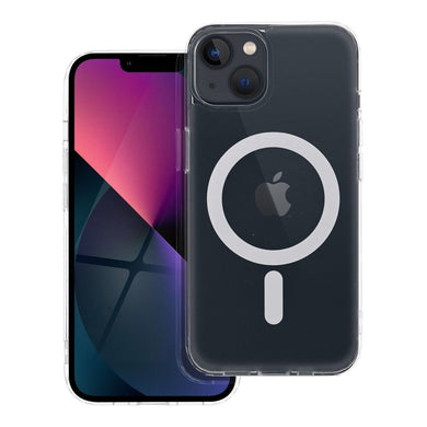 Гръб FROST MAG COVER съвместим с MagSafe за IPHONE 13 прозрачен