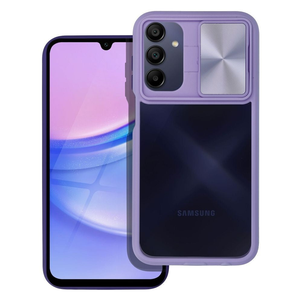 Гръб SLIDER за SAMSUNG A15 лилав