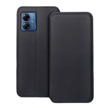Заредете изображение във визуализатора на галерията – Калъф тип книга DUAL POCKET за MOTOROLA G14 черен
