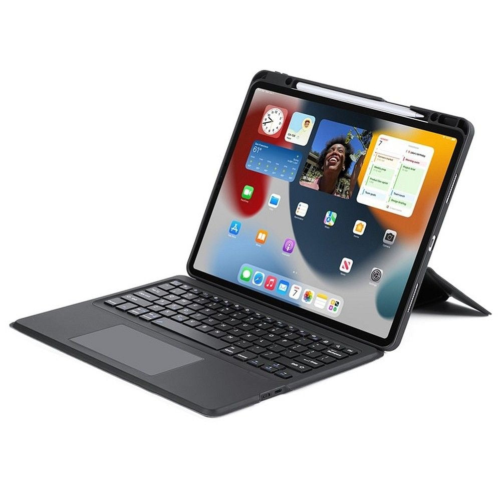 DUX DUCIS калъф DK сгъваем с безжична клавиатура за iPad Pro 12.9 (2020/2021/2022) черен