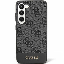 Заредете изображение във визуализатора на галерията – Оригинален гръб GUESS за SAMSUNG S24 Ultra GUHCS24LG4GLGR (4G Bottom Stripe) черен
