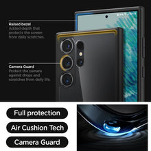 Заредете изображение във визуализатора на галерията – SPIGEN ULTRA HYBRID калъф за SAMSUNG S24 Ultra matte черен
