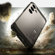 Заредете изображение във визуализатора на галерията – Оригинален гръб SPIGEN TOUGH ARMOR for SAMSUNG S24 Plus gunmetal
