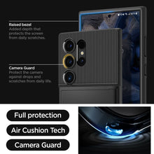 Заредете изображение във визуализатора на галерията – Оригинален гръб SPIGEN SLIM ARMOR CS for SAMSUNG S24 Ultra черен
