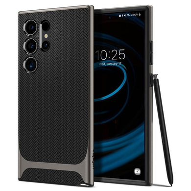 Оригинален гръб SPIGEN NEO HYBRID for SAMSUNG S24 Ultra gunmetal